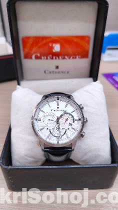 Credence Cr667sk Premium Chronograph Watch – Whitedial